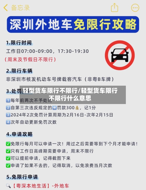轻型货车限行不限行/轻型货车限行不限行什么意思