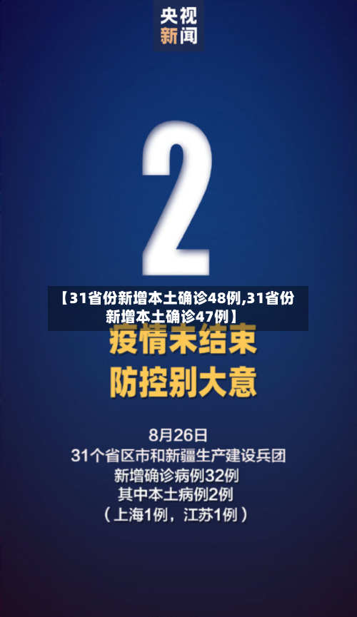【31省份新增本土确诊48例,31省份新增本土确诊47例】