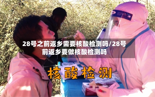 28号之前返乡需要核酸检测吗/28号前返乡要做核酸检测吗
