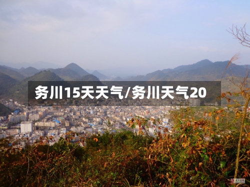 务川15天天气/务川天气20
