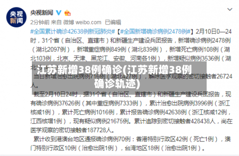 江苏新增38例确诊(江苏新增38例确诊轨迹)