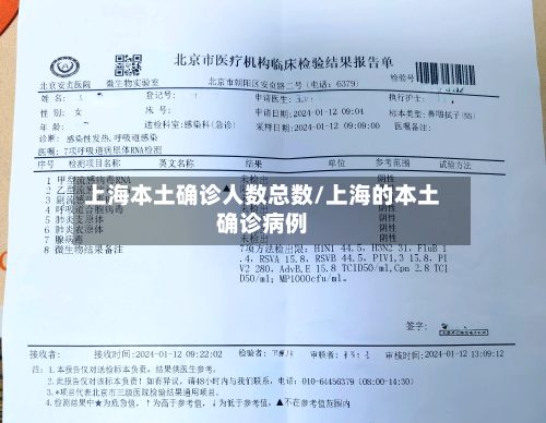 上海本土确诊人数总数/上海的本土确诊病例