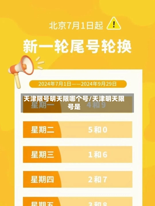 天津限号明天限哪个号/天津明天限号是