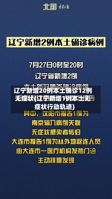 辽宁新增20例本土确诊12例无症状(辽宁新增1例本土无症状行动轨迹)