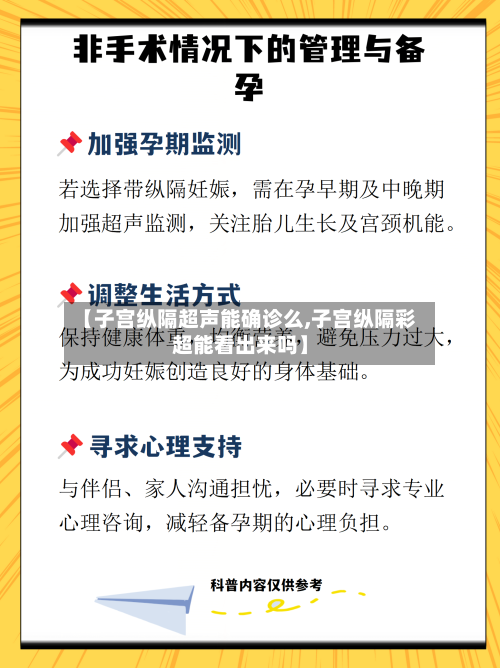 【子宫纵隔超声能确诊么,子宫纵隔彩超能看出来吗】