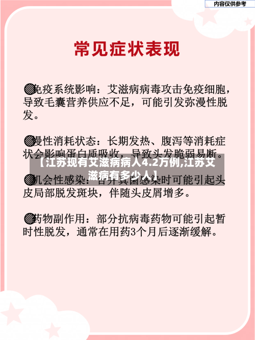 【江苏现有艾滋病病人4.2万例,江苏艾滋病有多少人】