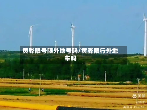 黄骅限号限外地号吗/黄骅限行外地车吗