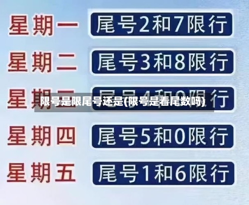 限号是限尾号还是(限号是看尾数吗)