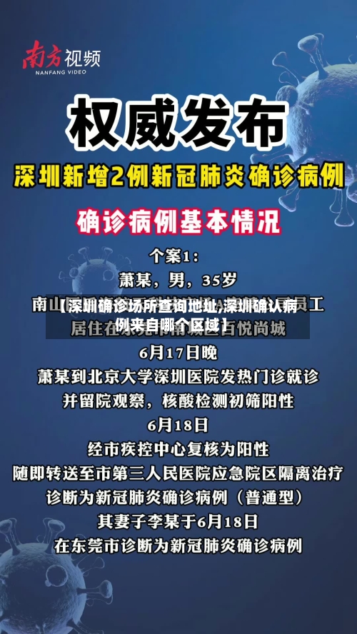 【深圳确诊场所查询地址,深圳确认病例来自哪个区域】