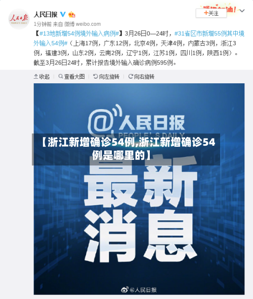 【浙江新增确诊54例,浙江新增确诊54例是哪里的】