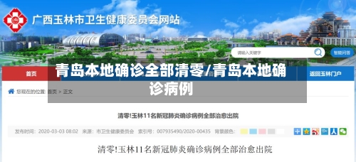 青岛本地确诊全部清零/青岛本地确诊病例