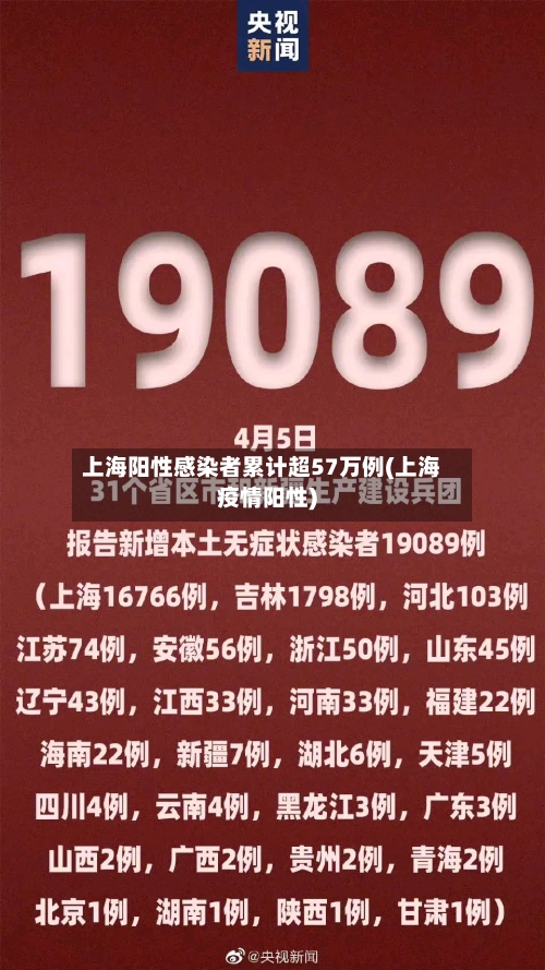 上海阳性感染者累计超57万例(上海疫情阳性)