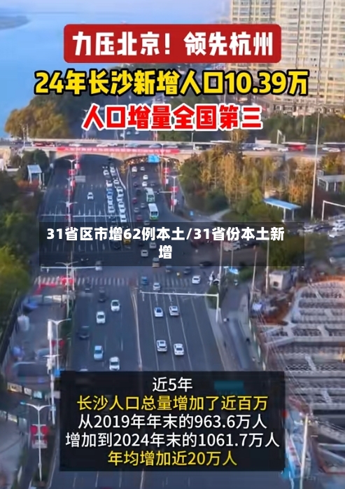 31省区市增62例本土/31省份本土新增