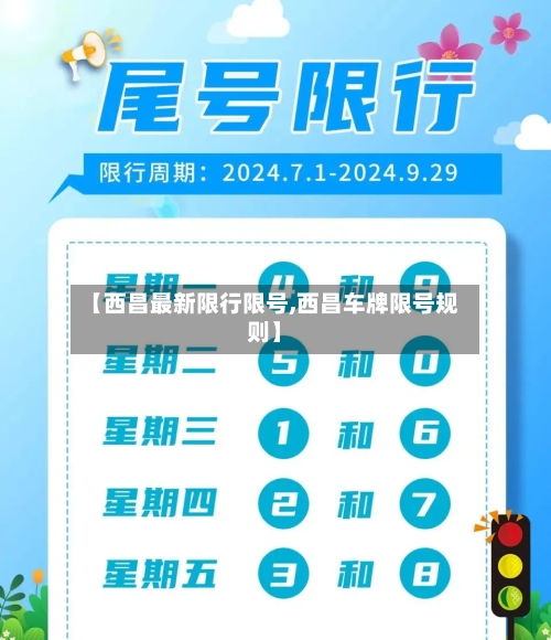 【西昌最新限行限号,西昌车牌限号规则】
