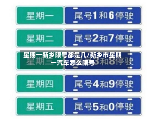 星期一新乡限号都是几/新乡市星期一汽车怎么限号