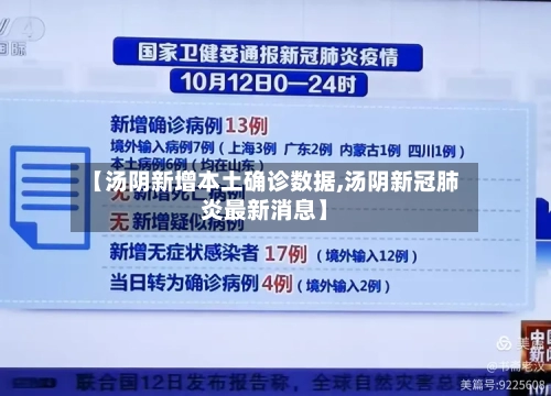 【汤阴新增本土确诊数据,汤阴新冠肺炎最新消息】
