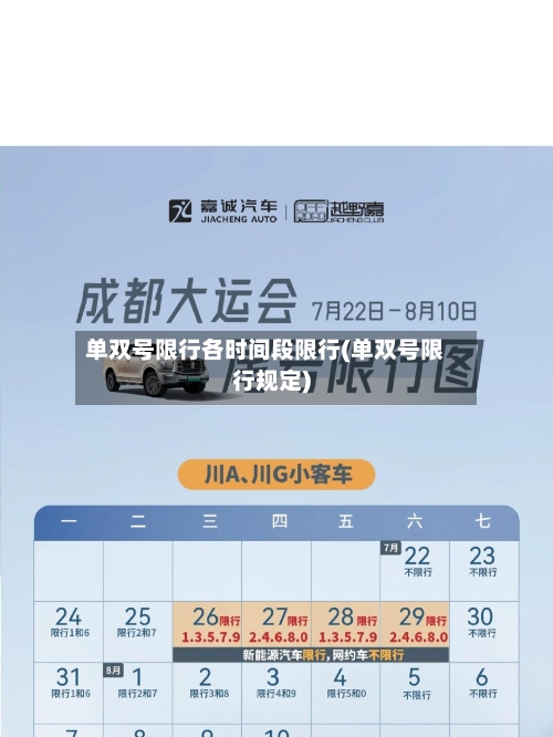 单双号限行各时间段限行(单双号限行规定)