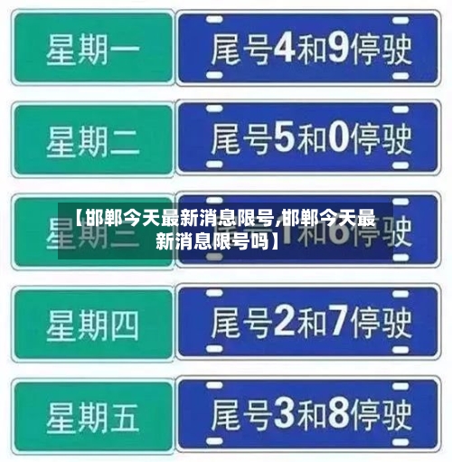 【邯郸今天最新消息限号,邯郸今天最新消息限号吗】