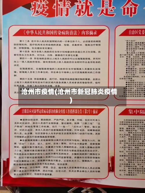 沧州市疫情(沧州市新冠肺炎疫情)
