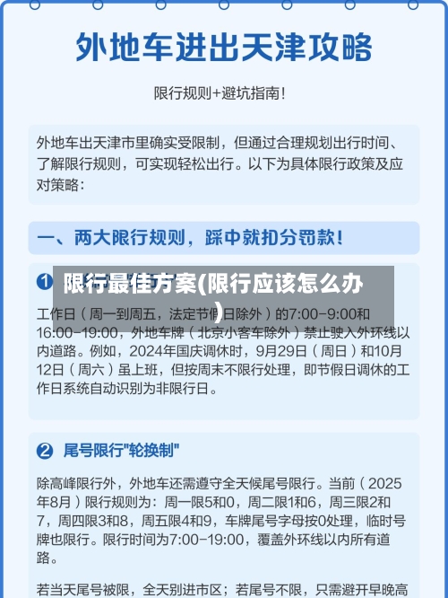 限行最佳方案(限行应该怎么办)