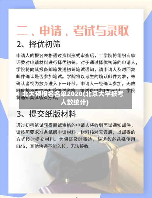 北大预报名名单2020(北京大学报考人数统计)