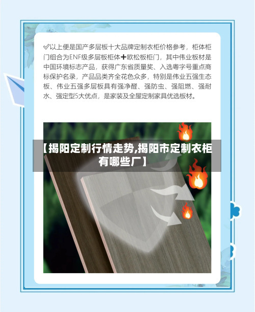 【揭阳定制行情走势,揭阳市定制衣柜有哪些厂】