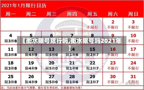 【衡水限号限行吗,衡水限号吗2021年】