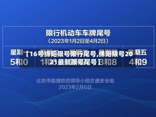 【16号绵阳限号限行尾号,绵阳限号2021最新限号尾号】