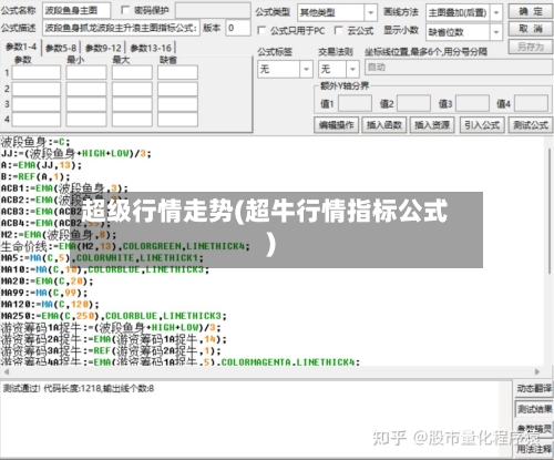 超级行情走势(超牛行情指标公式)