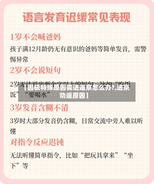 【因极特殊原因需进返京怎么办?,进京劝返原因】