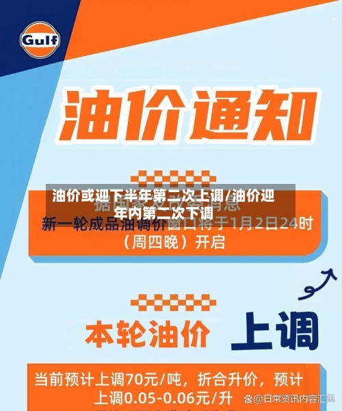 油价或迎下半年第二次上调/油价迎年内第二次下调