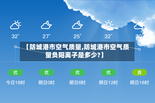 【防城港市空气质量,防城港市空气质量负阳离子是多少?】
