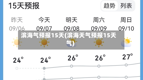滨海气预报15天(滨海天气预报15天气)