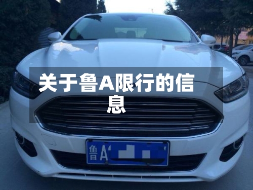 关于鲁A限行的信息