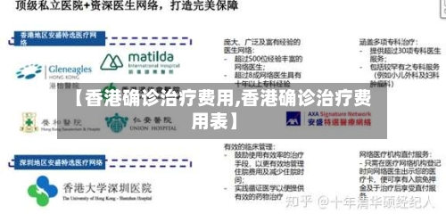 【香港确诊治疗费用,香港确诊治疗费用表】