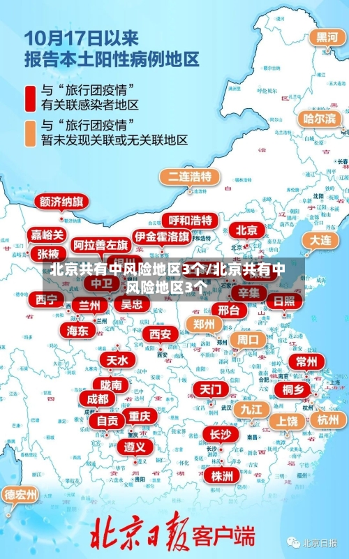 北京共有中风险地区3个/北京共有中风险地区3个