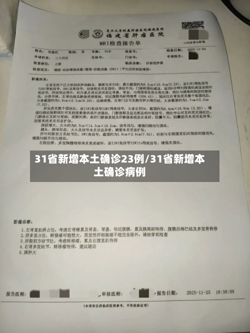 31省新增本土确诊23例/31省新增本土确诊病例