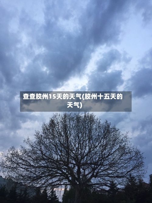 查查胶州15天的天气(胶州十五天的天气)