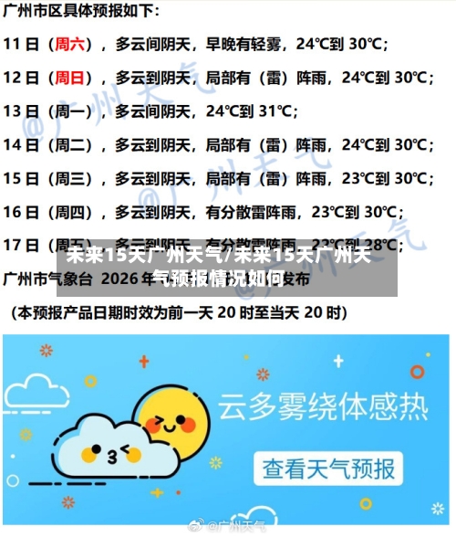 未来15天广州天气/未来15天广州天气预报情况如何