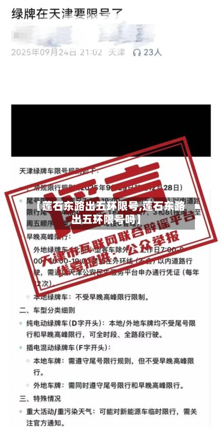 【莲石东路出五环限号,莲石东路出五环限号吗】