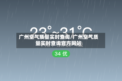 广州空气质量实时查询/广州空气质量实时查询官方网站
