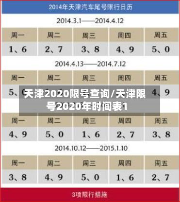 天津2020限号查询/天津限号2020年时间表1