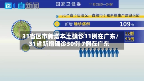 31省区市新增本土确诊11例在广东/31省新增确诊30例 7例在广东