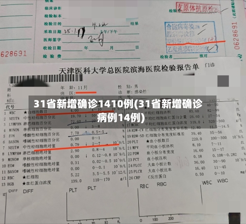 31省新增确诊1410例(31省新增确诊病例14例)