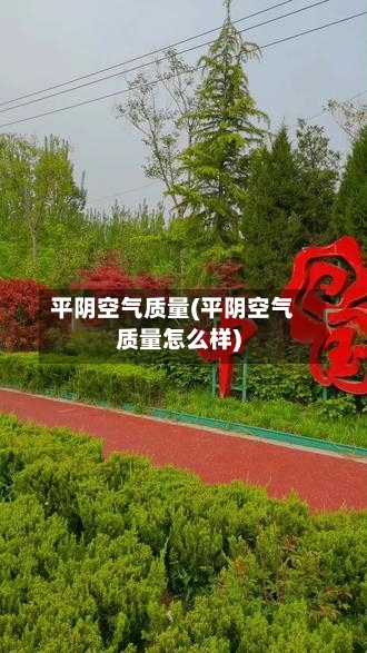 平阴空气质量(平阴空气质量怎么样)