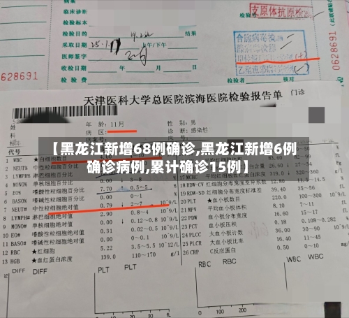 【黑龙江新增68例确诊,黑龙江新增6例确诊病例,累计确诊15例】