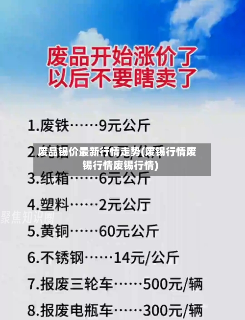 废品锡价最新行情走势(废锡行情废锡行情废锡行情)