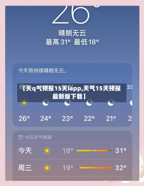 【天q气预报15天iapp,天气15天预报最新版下载】
