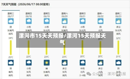 漯河市15天天预报/漯河15天预报天气