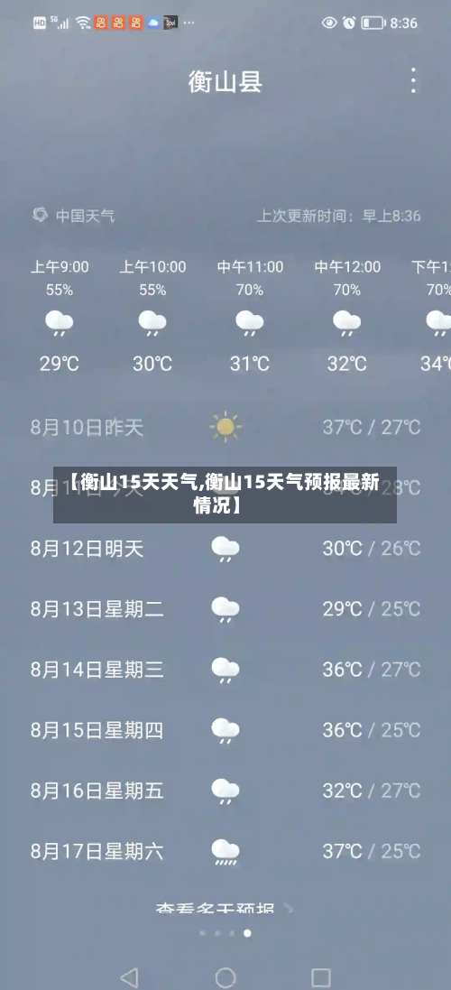 【衡山15天天气,衡山15天气预报最新情况】